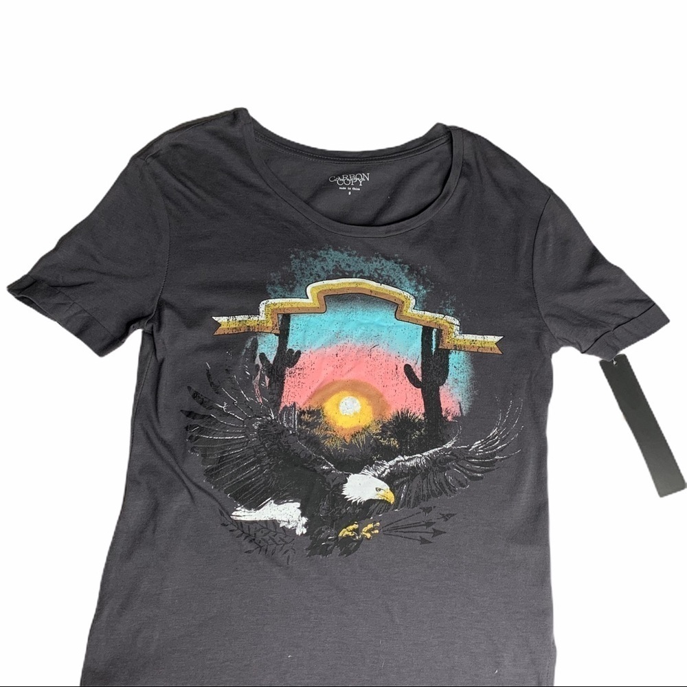 Carbon Copy Graphic Western Tee - Picture 5 of 8
